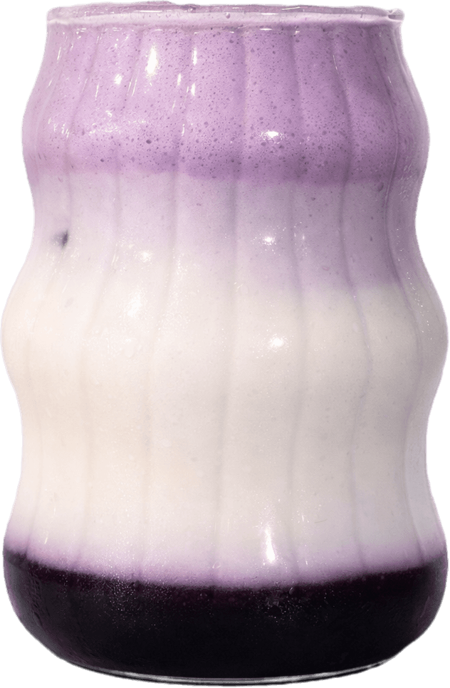 Cold Moon in the Sky ube vanilla cream drink
