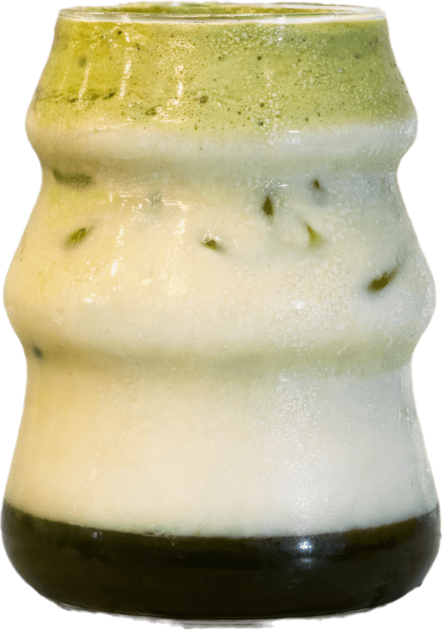 Cold Ontario's Forest matcha green cream drink